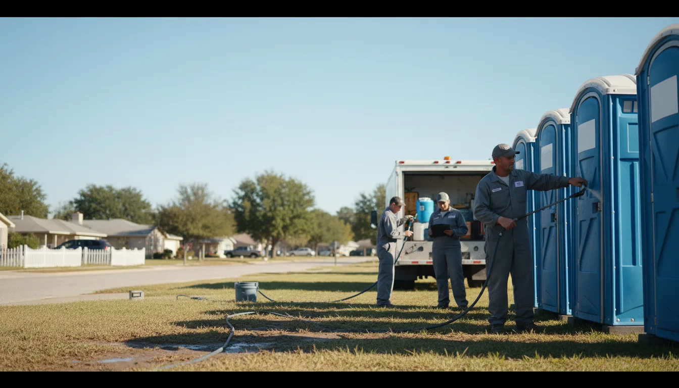 Long-Term Portable Toilet Rental in Lee Center, IL near me